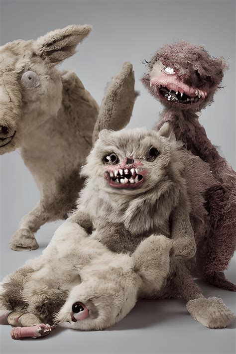 evil stuffed animals.